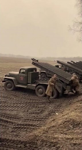 The Soviet Katyusha rocket launcher became one of the most feared weapons on the Eastern Front