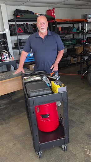 Heavy Duty Utility Cart for Warehouse & Mechanic Use