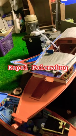 rc boat South Sumatra cargo and passenger ship #palembang #rc #rcboat