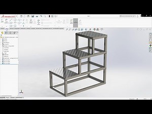【Solidworks】 Exercise 02 : ' Staircase ' in version 2020 | 3D CAD Tutorial