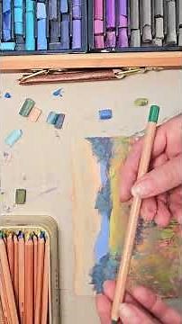 Petite image rapide aux pastels secs