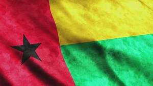 Guinea Bissau waving flag - Free Stock Video