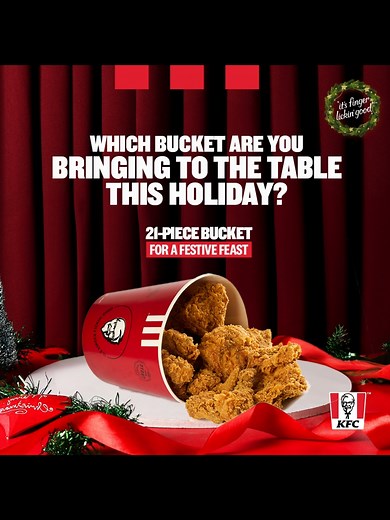 Discover Your Holiday Bucket of Joy at KFC