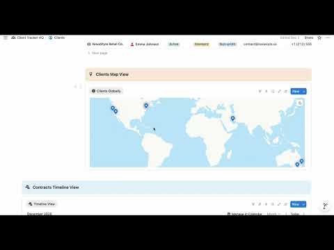 Client Page Section | Client Notion Planner for Client Management #NotionClients #NotionTemplate