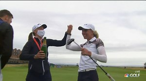 47K views · 843 reactions |  A major moment for a MAJOR CHAMPION  Congrats to Sophia Popov on her stellar performance at the AIG Women’s Open! | Golf Channel | Facebook