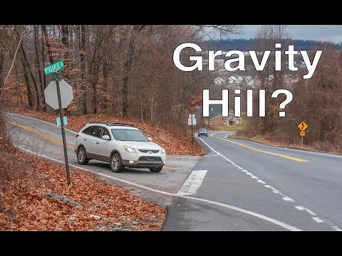 Gravity Hill in Lewisberry, Pennsylvania