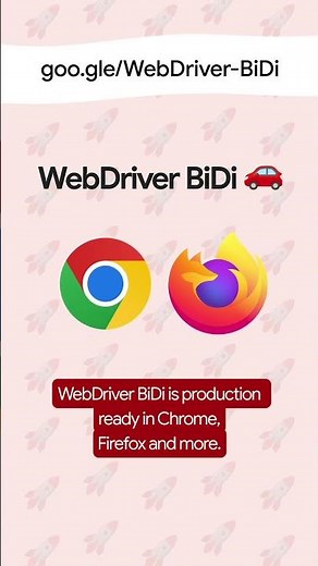 WebDriver BiDi is production-ready