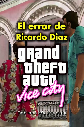 El ERROR de Ricardo Díaz en GTA VC #gta #gtavicecity #gtavc #vicecity #ricardodiaz #tommyvercetti #gtamission #gtacuriosidades #venezuela #costarica #referencias #misiones