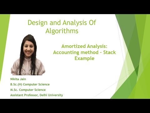 L - 3.3 : Amortized Analysis: Accounting Method with Stack | Simplified Explanation