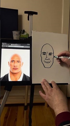Create A Realistic Portrait Of Dwayne Johnson Fast