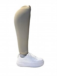 Prosthetic Leg Cover, Above Knee, (H: Med 14", C: Wide 16.5") NUDE, Water Resistant, Water Repellent, All Ages, Unisex