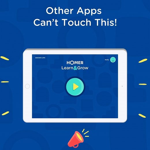 The wait is finally over! HOMER is proud to announce the launch of our new, comprehensive early learning program! HOMER Learn & Grow is part of HOMER’s essential early learning program that builds skills for school AND life— taking kids on a personalized learning journey that boosts their confidence and grows with them. Thoughtfully made for (and loved by) kids 2-8. Important things you should know: 1. Now your HOMER membership includes access to our digital app, HOMER Learn & Grow. 2. HOMER now