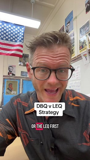 To DBQ or LEQ? That’s the real Q. #apush #aphistory #apeuro #apworld #dbq #leq #historyteacher #apexam