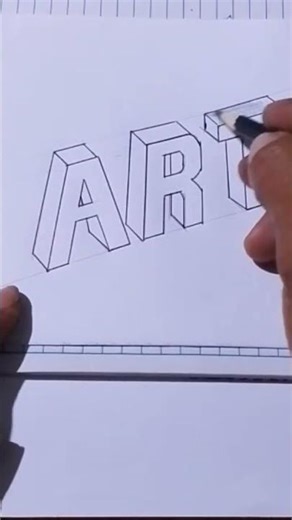 "illustration 3D Drawing Like a Real".art#pencilart #3dart #albertotorio