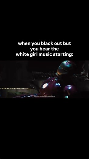 When you black out & hear that White Girl Music start 🎶 #reels