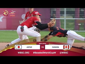 Highlights | Game 6 Japan vs Canada | 2024 WBSC Women’s Baseball World Cup - Finals