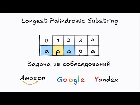 5. Longest Palindromic Substring Youtube