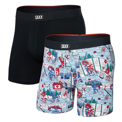 Caleçon boxeur pour hommes, Vibe Xtra, SAXX, paquet de 2 paires | L’Équipeur