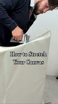 How to Stretch Your Canvas #diy #canvas #painting