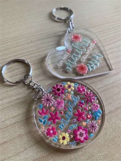 Llaveros personalizados fáciles para regalar en Día de la Madre