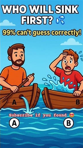🌊 99% Pick the Wrong Boat! 🚤💦 #shorts #ytshorts #puzzle
