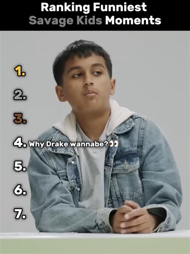 Savage Kids: Hilarious Moments Ranking