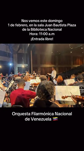 Fundación Compañía Nacional de Música on Instagram: "✨La Orquesta Filarmónica Nacional de Venezuela afina detalles para el próximo concierto titulado: ✨Vigilia✨ ✨El 22 de marzo de 1928, el compositor venezolano Juan Bautista Plaza (1898-1965) terminó su poema sinfónico "Vigilia", cuyo título original es "Poema lírico sobre el soneto Vigilia de Juan Ramón Jiménez". Lo compuso un mes después de conocer y enamorarse de Nolita Pietersz, su futura esposa y compañera de toda la vida. ✨Posiblemente "Vi