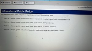 How does international public policy influence global public he... | Filo