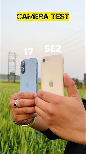 iPhone 17 vs iPhone se2 camera test 🔥