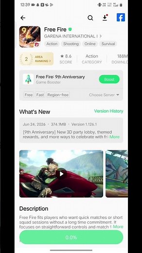 🔥 Free Fire OB54 Update Download APKPure | Fire Kickoff Update 2026 | Latest FF Update 🔥