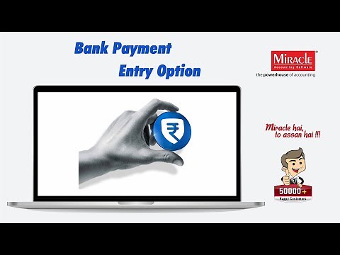 Bank Payment Entry Option