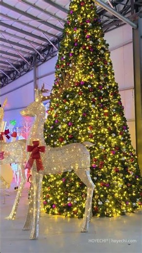 Transforming Commercial Spaces with HOYECHI® Giant Christmas Trees 🎄✨