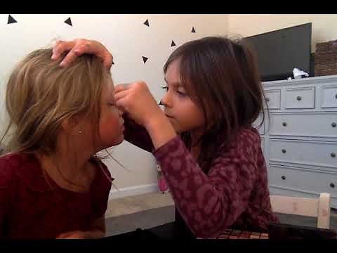 Kids butterfly makeup tutorial