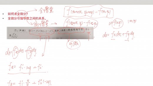 高等数学下册第九章复习