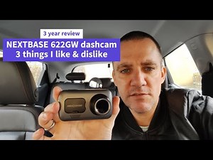 3 years with my NextBase 622GW Dashcam - 3 things I like & dislike