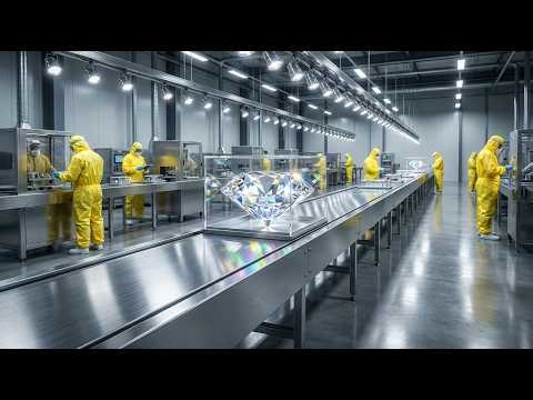 Inside the Lab Diamond Factory: Carbon Gas to Brilliant Cut (Full Process Tour)