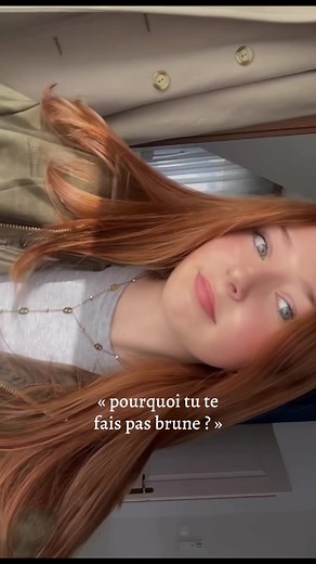 Fait pas brune, reste rousse !