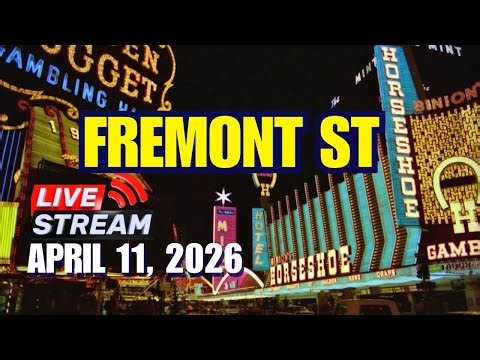 FREMONT STREET EXPERIENCE in LAS VEGAS SATURDAY NIGHT RIGHT NOW!