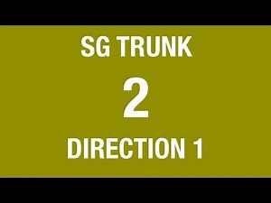 Go-Ahead Trunk 2 (Direction 1) | Bus Service Hyperlapse