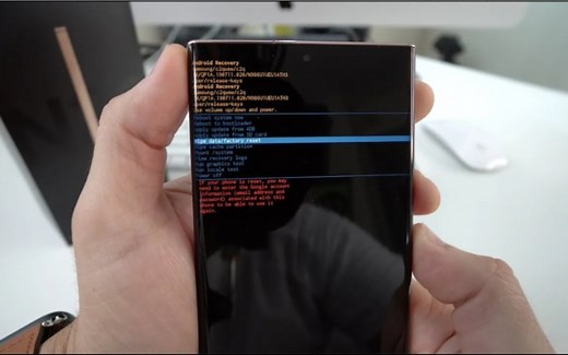 如何恢复出厂设置Samsung Galaxy Note 20-硬重置