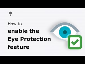 🔵How to enable the Eye Protection feature in the Turn Off the Lights browser extension?