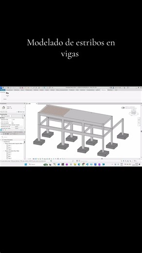 Modelado de Estribos en Vigas en 30 Segundos