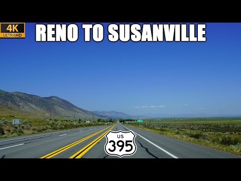 US-395 North: Reno, Nevada to Susanville, California | Driving Through the Honey Lake Valley