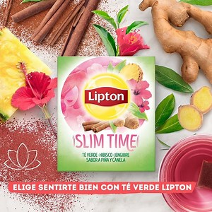 Si te estás cuidando, prueba el nuevo Té Lipton Slim Time con todas las propiedades purificantes del hibisco. Descúbrelo en www.lipton.com/cl. | Lipton