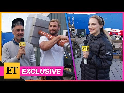 Thor: Love & Thunder SET TOUR w/ Chris Hemsworth, Natalie Portman, & Taika Waititi