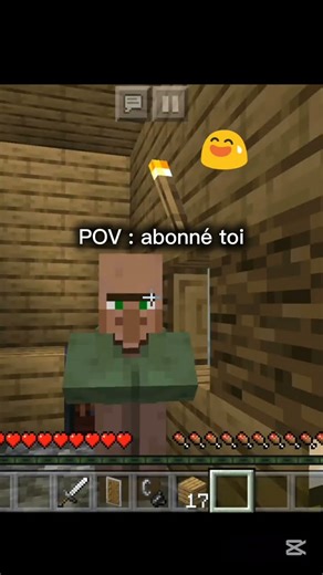 Les villageois intelligente #videoviral #minecraft #challenge