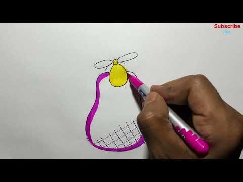 Baby bib drawing for beginners/ How to draw bib with brush pen/ Really easy to draw a bib
