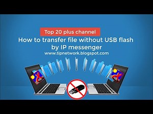How to send/Share file by IP messenger without USB Flash.