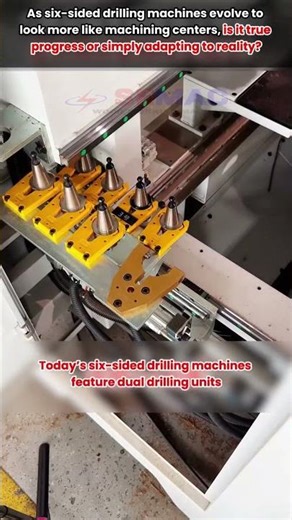 Six-sided cnc drilling machine with automatic tool change