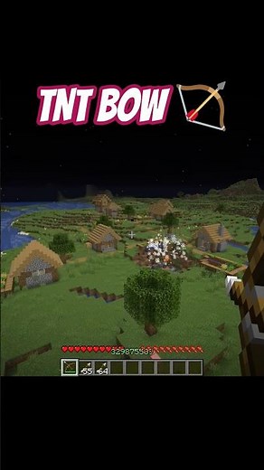 TNT Bow Tutorial #minecraft #gaming #minecraftcommands #minecrafttutorial